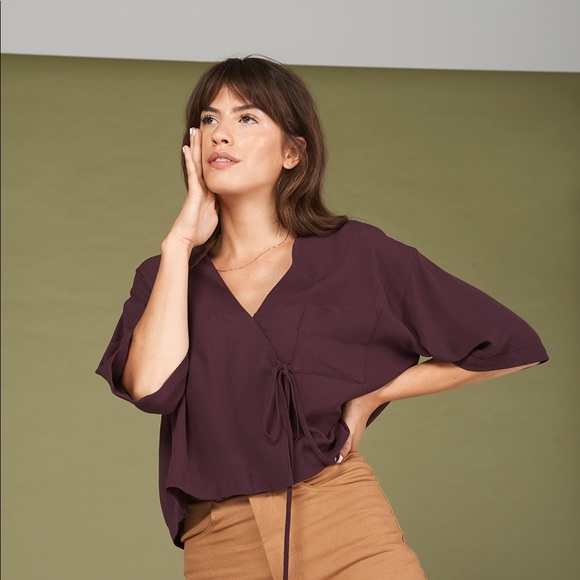 Whimsy & Row Tops - WHIMSY + ROW TAYLR TOP - PLUM